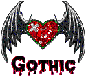 coeur gothic - GIF animasi gratis