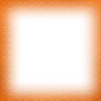 orange blur gradient square frame - png grátis