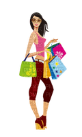Shopping Woman - Bogusia - ingyenes png