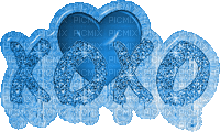 Coeur bleu - Безплатен анимиран GIF