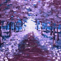 Y.A.M._Landscape purple - Gratis animerad GIF