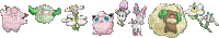 Fairy Type Pokemon - Δωρεάν κινούμενο GIF
