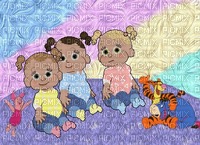Babyz Friends Rainbow Portrait - gratis png