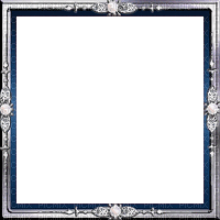 cadre-frame-tube-gif-decoration -deco-blue and silver-animation__Blue DREAM 70