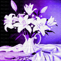soave background animated room vase flowers - Gratis animeret GIF