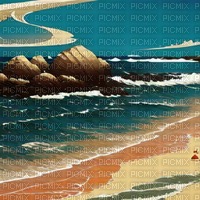 Sea and Rocks - 無料png