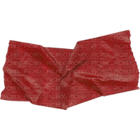 red paper scrap - nemokama png