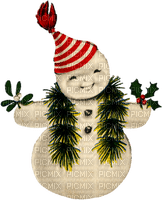 snowman vintage sunshine3 - безплатен png
