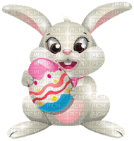 Kaz_Creations Easter Rabbit Bunny Egg - PNG gratuit