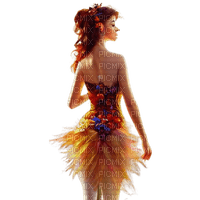 kikkapink woman fantasy ballerina - PNG gratuit