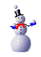 Snow, Snowman, Juggling, Winter, Christmas, X-Mas, Gif - Jitter.Bug.Girl