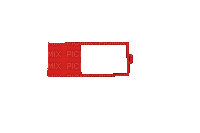 Low Battery - Bezmaksas animēts GIF