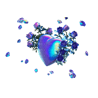 rosas  con corazon - Δωρεάν κινούμενο GIF