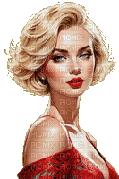 Woman Red - Bogusia - Безплатен анимиран GIF