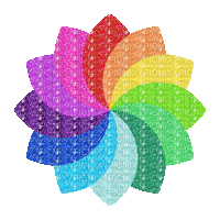Rainbow Wheel - GIF animé gratuit