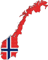 Norwegian flag. Leila
