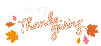 thanksgiving text - Gratis animeret GIF