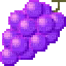 Grapes emoji pixel webcore - Free animated GIF