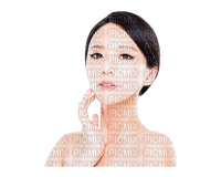 Korean woman face - ücretsiz png