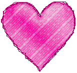 pink heart - GIF animé gratuit