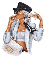 Woman Dior Bag Hat Black White - Bogusia