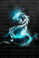 neon dragon - PNG gratuit