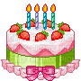 birthday cake - Zdarma animovaný GIF