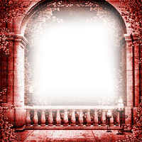 soave frame terrace vintage gothic red - nemokama png