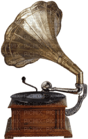minou-deco-decoration-Vintage gramophone- grammofon-Grammofono - png grátis