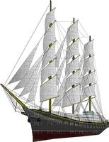 Ship White Brown Gray - Bogusia - darmowe png