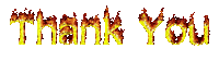 Kaz_Creations Fire Animated Text Thank You - Бесплатни анимирани ГИФ