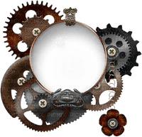 Steampunk.Cadre.Frame.Marco.Victoriabea - 免费PNG