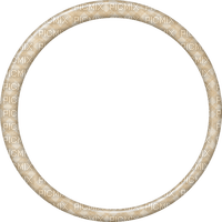 Cadre Rond Beige:) - 無料png