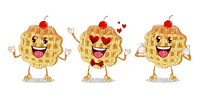 funny waffles - Free PNG