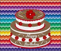 image encre gâteau pâtisserie bon anniversaire edited by me - png ฟรี