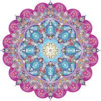 Pink Mandala - darmowe png