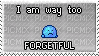 forgetful stamp - Gratis animerad GIF