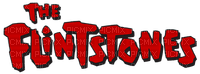 the flinstones text red - 無料png