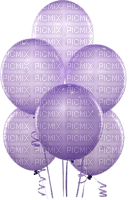 kikkapink deco scrap birthday purple balloon - 無料png