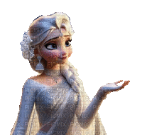Elsa Frozen - GIF เคลื่อนไหวฟรี