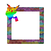 Small Rainbow Frame - Бесплатный анимированный гифка