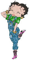 MMarcia gif jeans Betty Boop - Zdarma animovaný GIF