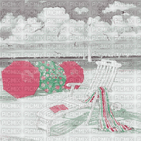 soave background animated summer pink green - 免费动画 GIF