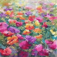 soave background animated flowers painting garden
