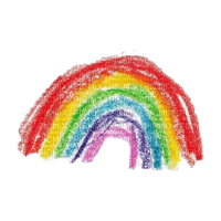 Kidcore rainbow - ücretsiz png