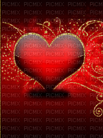 Cœur rouge (stamp clem27) - Безплатен анимиран GIF