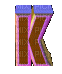 3d letter k - Bezmaksas animēts GIF