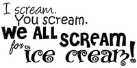 Kaz_Creations Text Scream - ücretsiz png