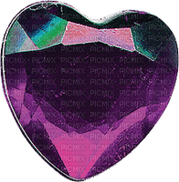 Kaz_Creations Deco Scrap Gem Colours Heart Love - png ฟรี