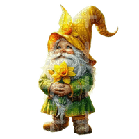 gnome printemps - бесплатно png